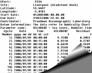 Example data file